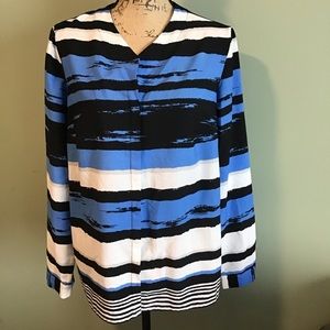 JONES NY COLLECTION BLOUSE SZ 10 preowned